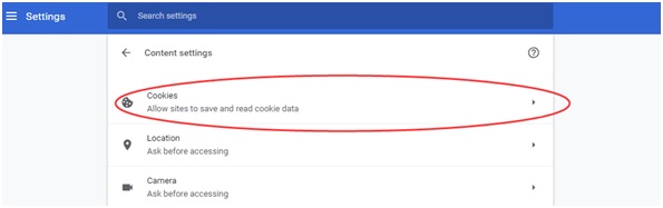 cookies Google Chrome