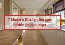7 Modern Kitchen Designs within your Budget