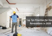 Top Ten Priorities for Home Renovations in 2020