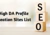 high da profile creation sites