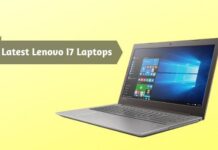 Latest Lenovo I7 Laptops