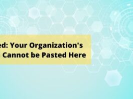Fixed: Your Organization's Data Cannot be Pasted Here