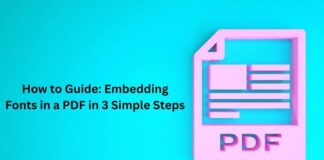 How to Guide: Embedding Fonts in a PDF in 3 Simple Steps