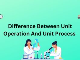 Difference Between Unit Operation And Unit Process