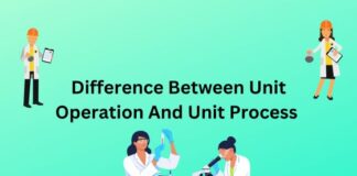 Difference Between Unit Operation And Unit Process