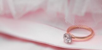 rose gold engagement ring